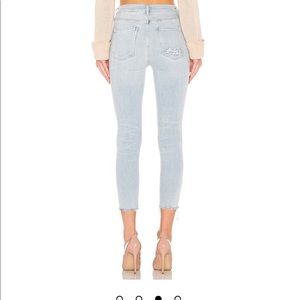 Agolde Sophie Skinny High Rise Crop Jeans